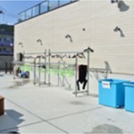 ダイバーズベイの器材洗い場