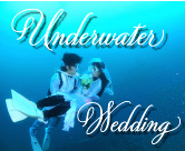 一生の想い出水中結婚式（UnderWater wedding）